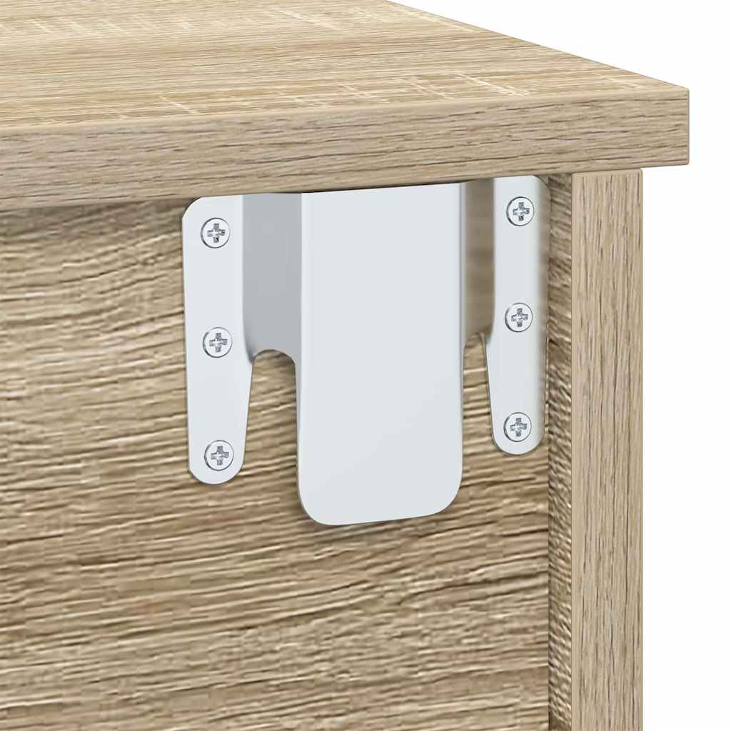 vidaXL Nachttisch Sonoma-Eiche 40 x 31 x 15 cm Holzwerkstoff