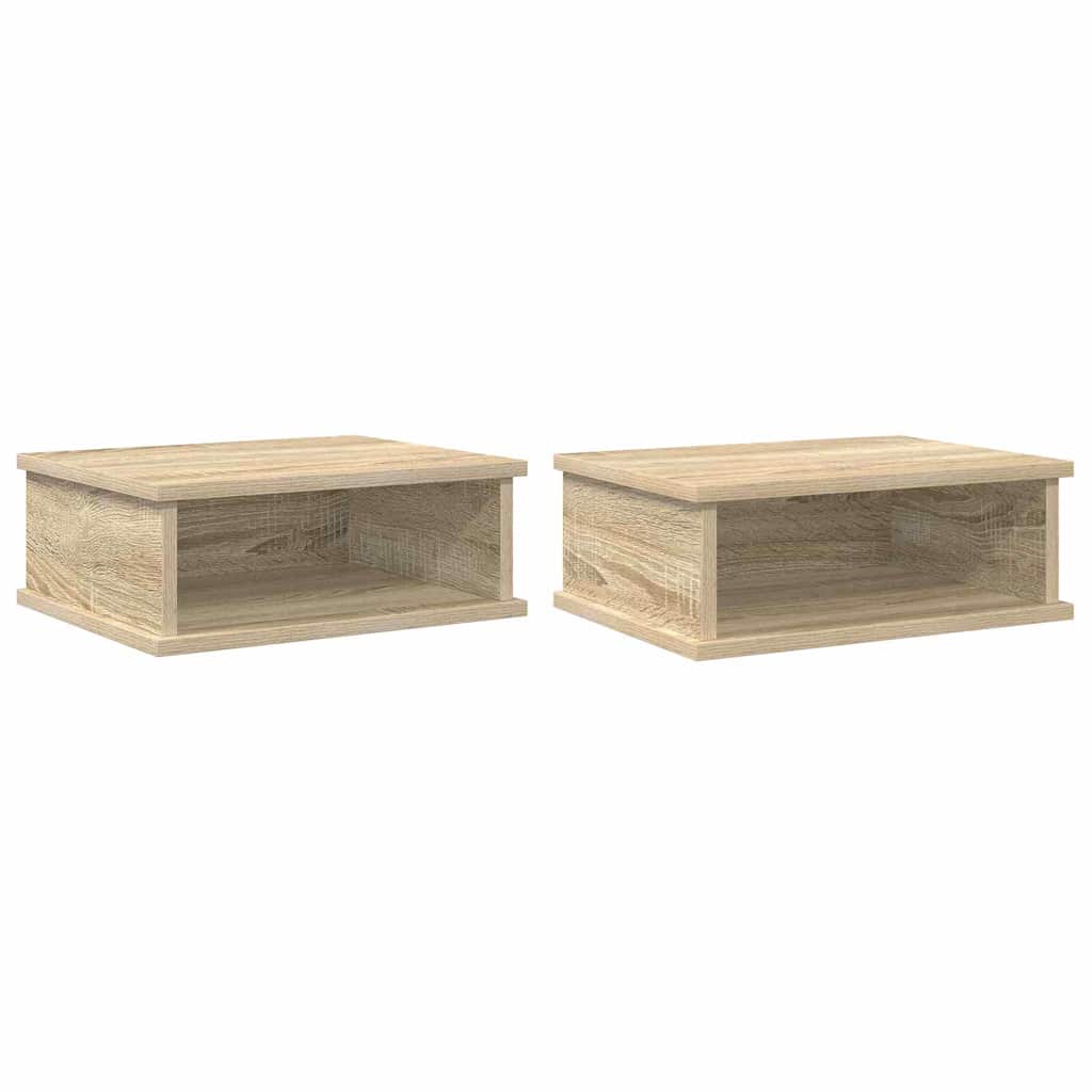 Nachttisch 2 pcs Sonoma-Eiche 40 x 31 x 15 cm Holzwerkstoff