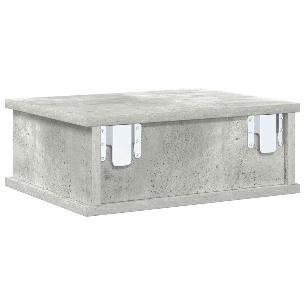 Nachttisch Beton Grau 40 x 31 x 15 cm Holzwerkstoff