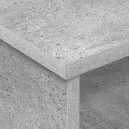 Nachttisch 2 pcs Beton Grau 40 x 31 x 15 cm Holzwerkstoff