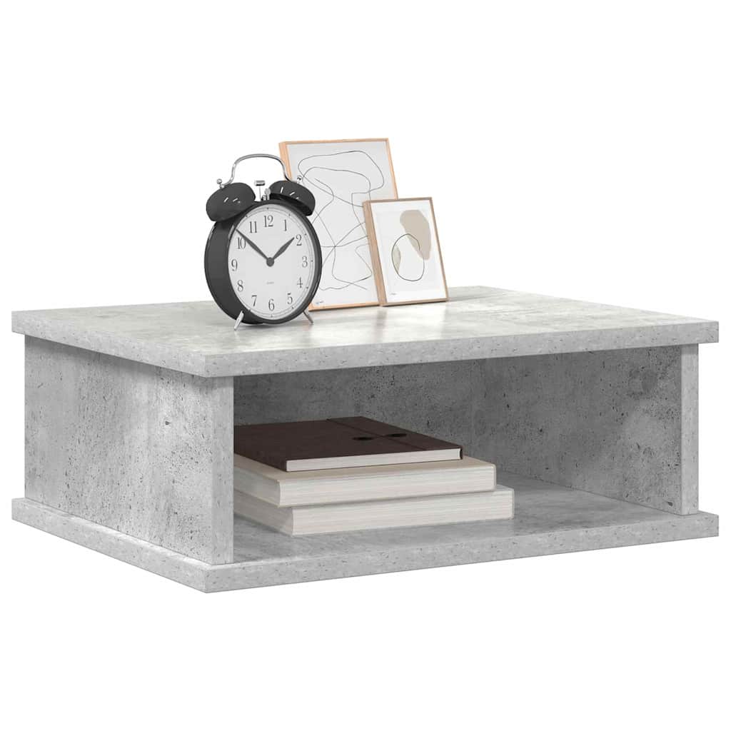 Nachttisch 2 pcs Beton Grau 40 x 31 x 15 cm Holzwerkstoff