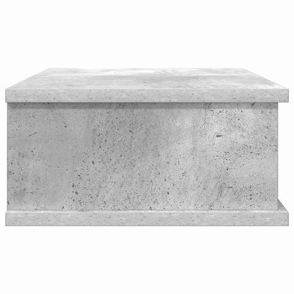 Nachttisch 2 pcs Beton Grau 40 x 31 x 15 cm Holzwerkstoff