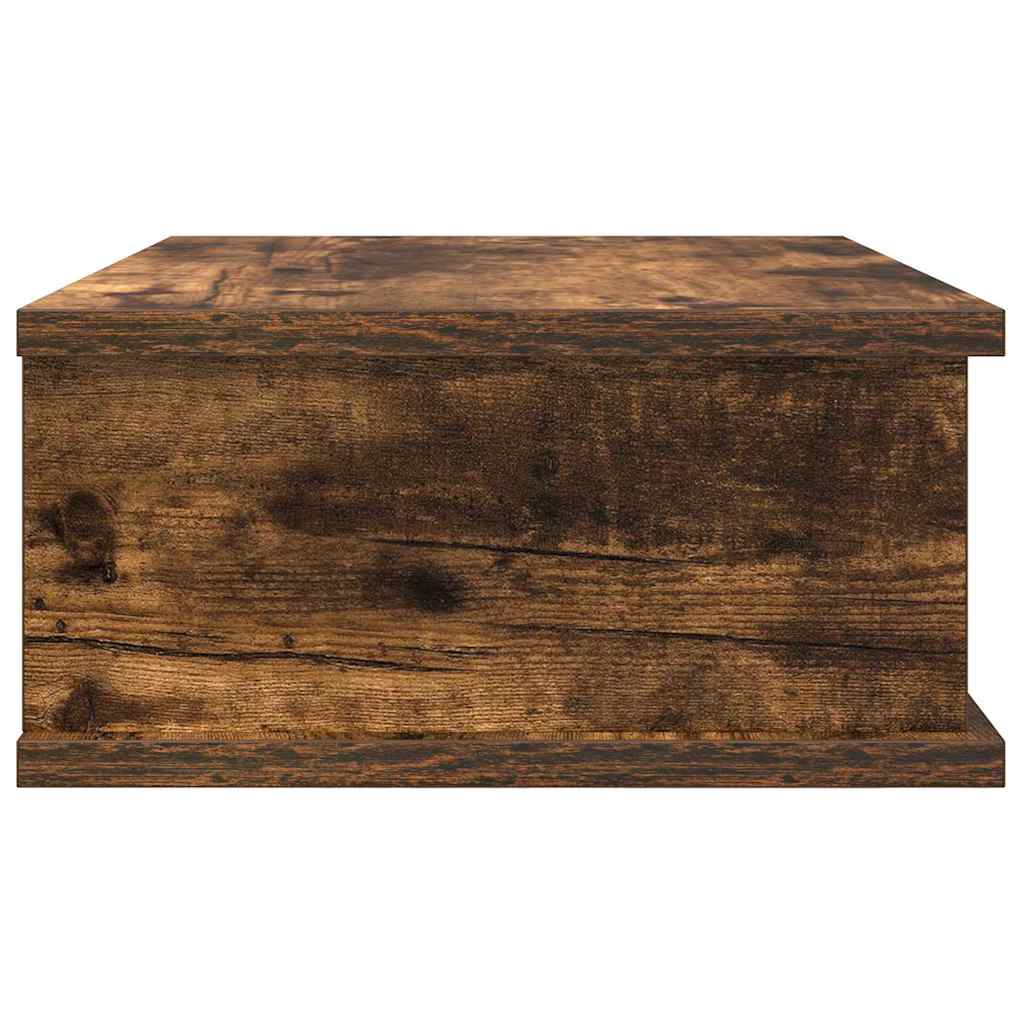 vidaXL Nachttisch 2 pcs Geräucherte Eiche 40 x 31 x 15 cm