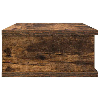 vidaXL Nachttisch 2 pcs Geräucherte Eiche 40 x 31 x 15 cm