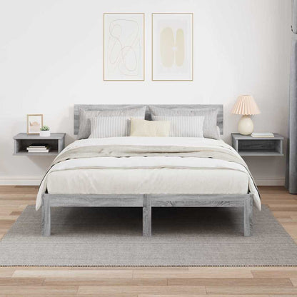 Nachttisch 2 pcs Graues Sonoma 40 x 31 x 15 cm Holzwerkstoff