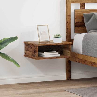 vidaXL Nachttisch 2 pcs Altholz 40 x 31 x 15 cm Holzwerkstoff
