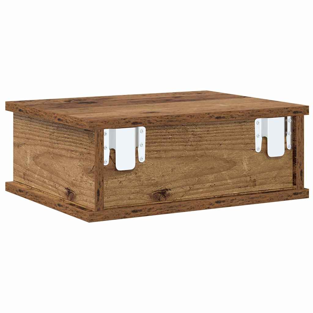 vidaXL Nachttisch 2 pcs Altholz 40 x 31 x 15 cm Holzwerkstoff