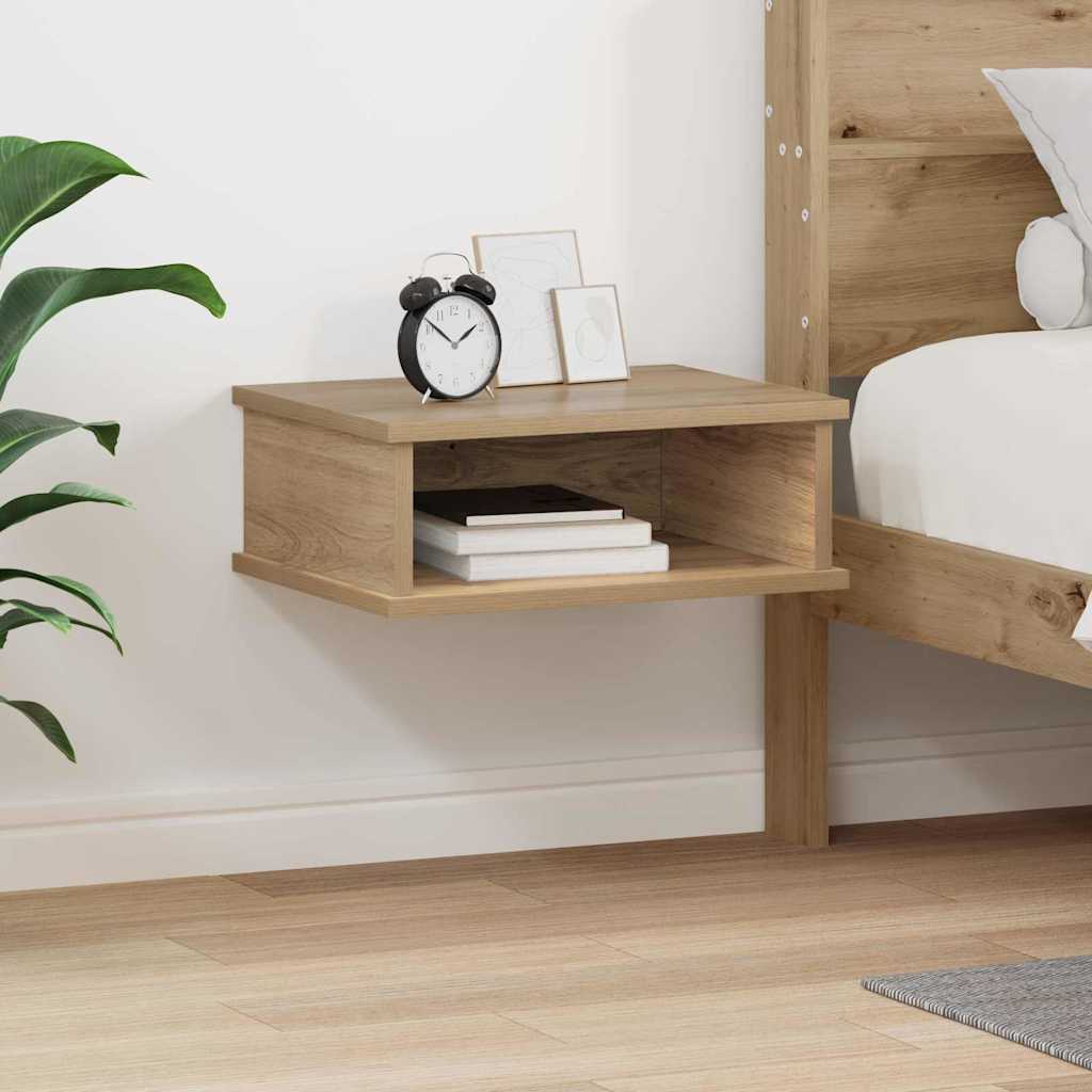 vidaXL Nachttisch Artisan-Eiche 40 x 31 x 15 cm Holzwerkstoff