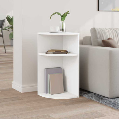 vidaXL Beistelltisch Weiß 29,6 x 29,6 x 60 cm Holzwerkstoff