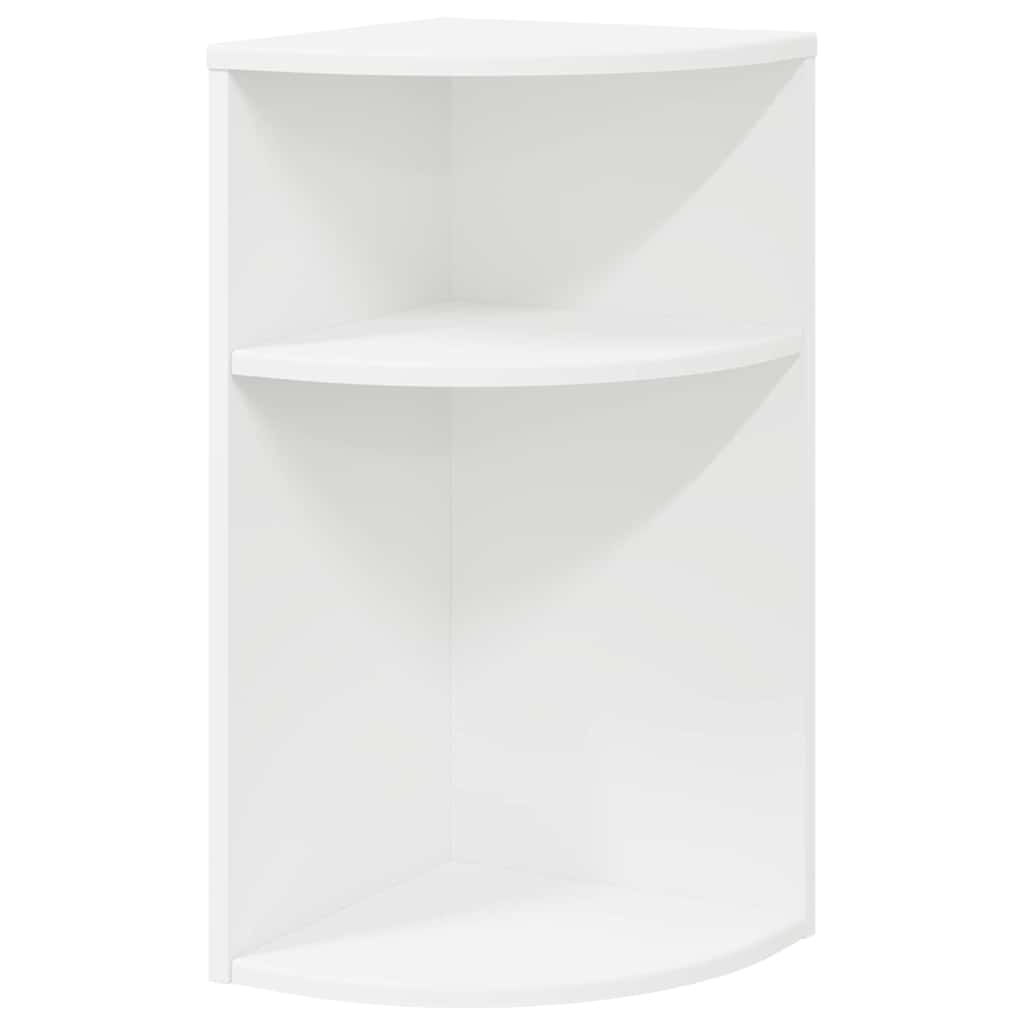 vidaXL Beistelltisch Weiß 29,6 x 29,6 x 60 cm Holzwerkstoff