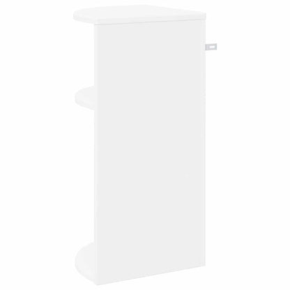 vidaXL Beistelltisch Weiß 29,6 x 29,6 x 60 cm Holzwerkstoff