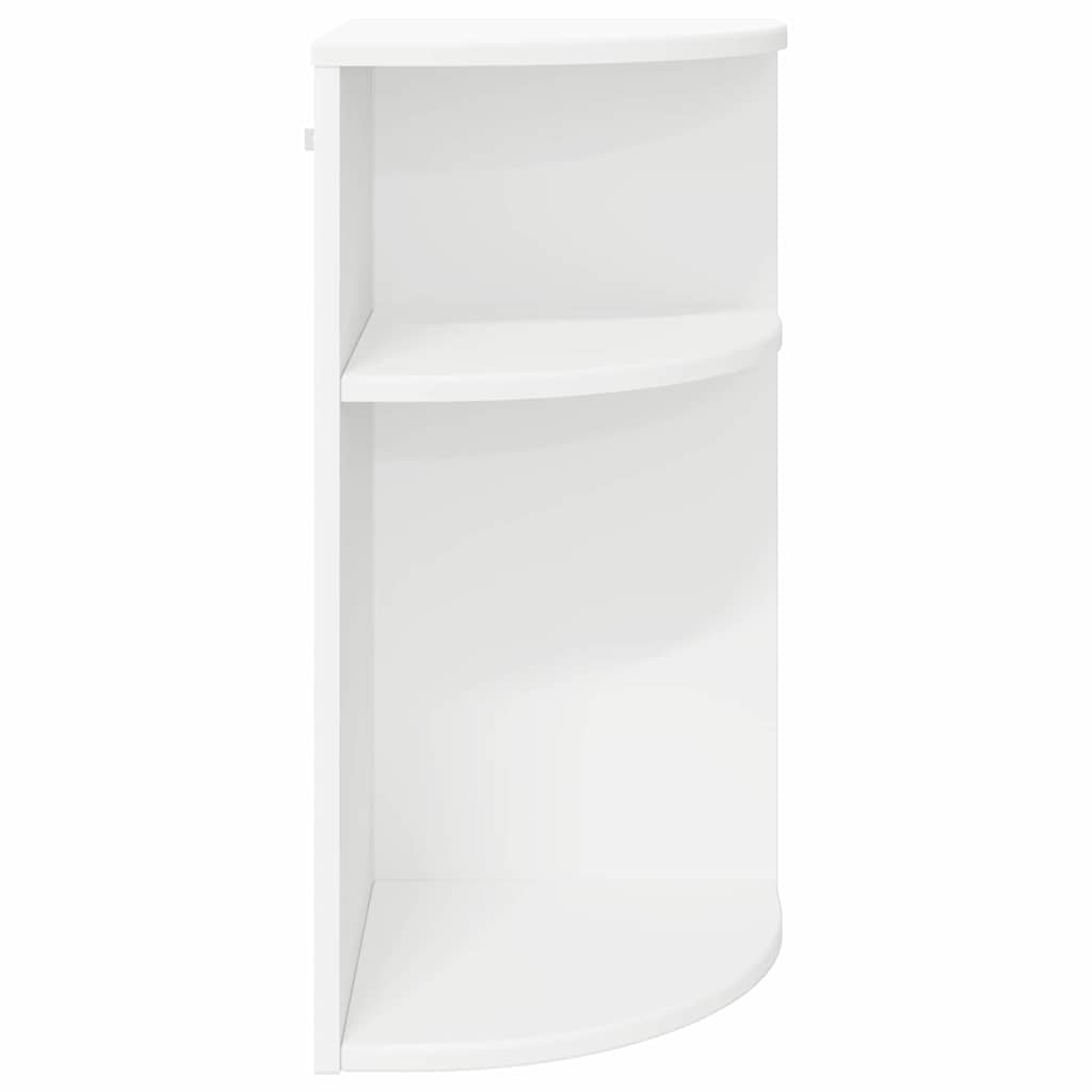 vidaXL Beistelltisch Weiß 29,6 x 29,6 x 60 cm Holzwerkstoff