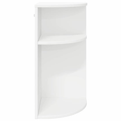 vidaXL Beistelltisch Weiß 29,6 x 29,6 x 60 cm Holzwerkstoff