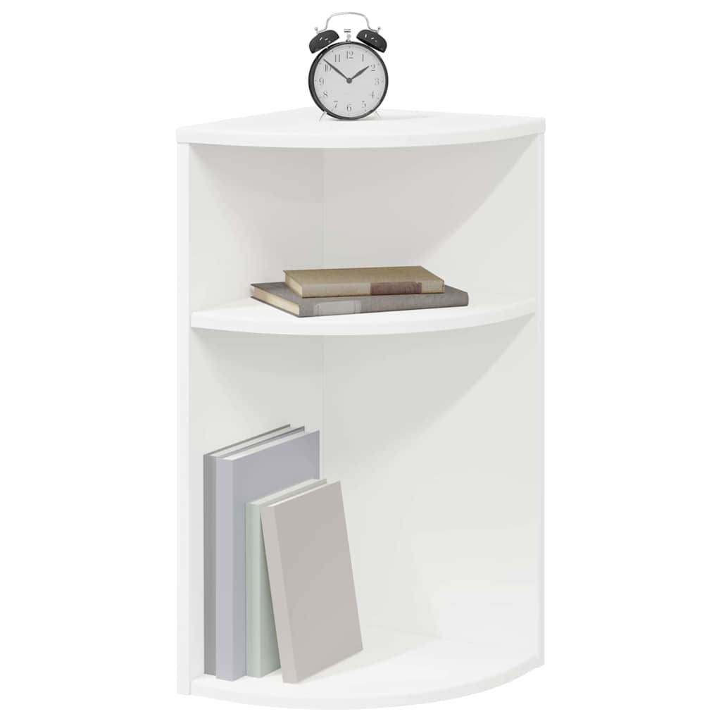 vidaXL Beistelltisch Weiß 29,6 x 29,6 x 60 cm Holzwerkstoff
