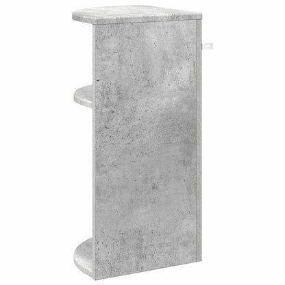 vidaXL Beistelltisch Beton Grau 29,6 x 29,6 x 60 cm Holzwerkstoff