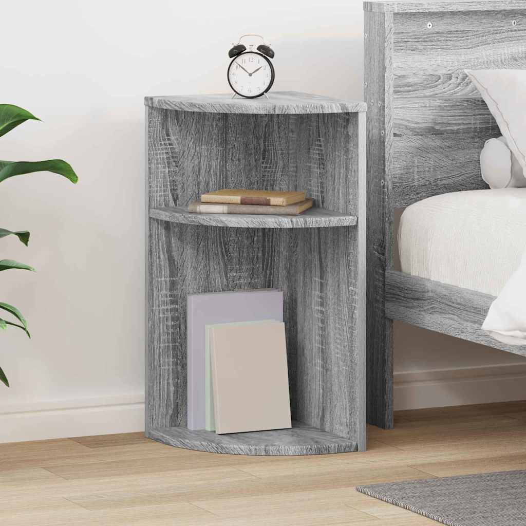 vidaXL Beistelltisch Graues Sonoma 29,6 x 29,6 x 60 cm Holzwerkstoff