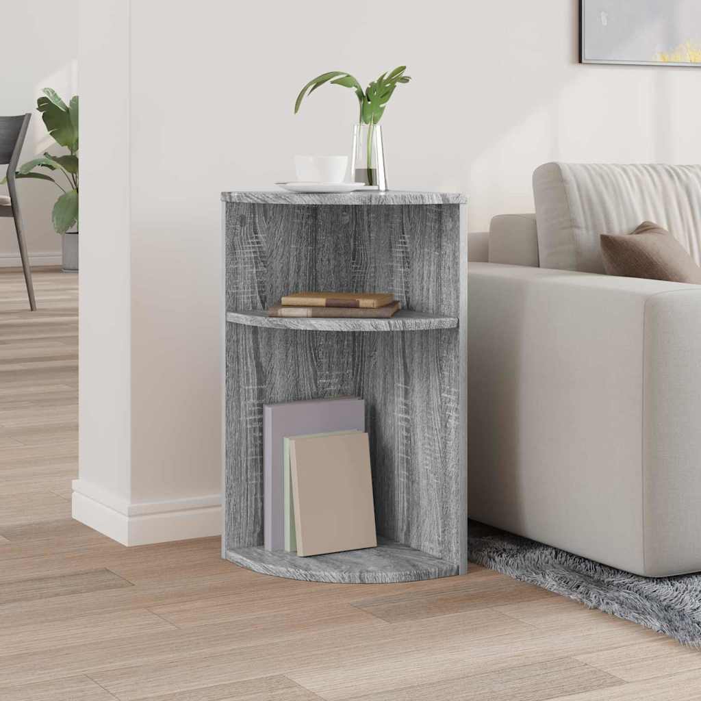 vidaXL Beistelltisch Graues Sonoma 29,6 x 29,6 x 60 cm Holzwerkstoff