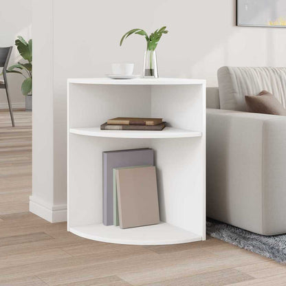 vidaXL Beistelltisch Weiß 39,7 x 39,7 x 60 cm Holzwerkstoff