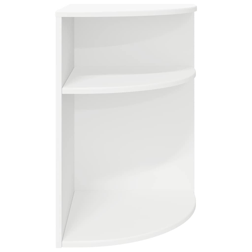 vidaXL Beistelltisch Weiß 39,7 x 39,7 x 60 cm Holzwerkstoff