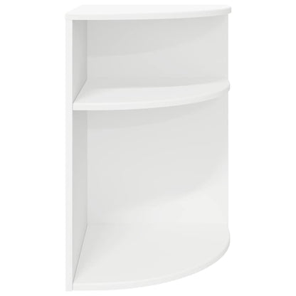 vidaXL Beistelltisch Weiß 39,7 x 39,7 x 60 cm Holzwerkstoff
