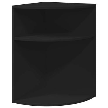 vidaXL Beistelltisch Schwarz 39,7 x 39,7 x 60 cm Holzwerkstoff