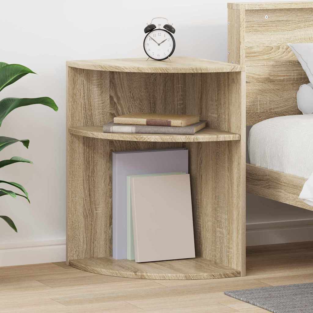 vidaXL Beistelltisch Sonoma-Eiche 39,7 x 39,7 x 60 cm Holzwerkstoff