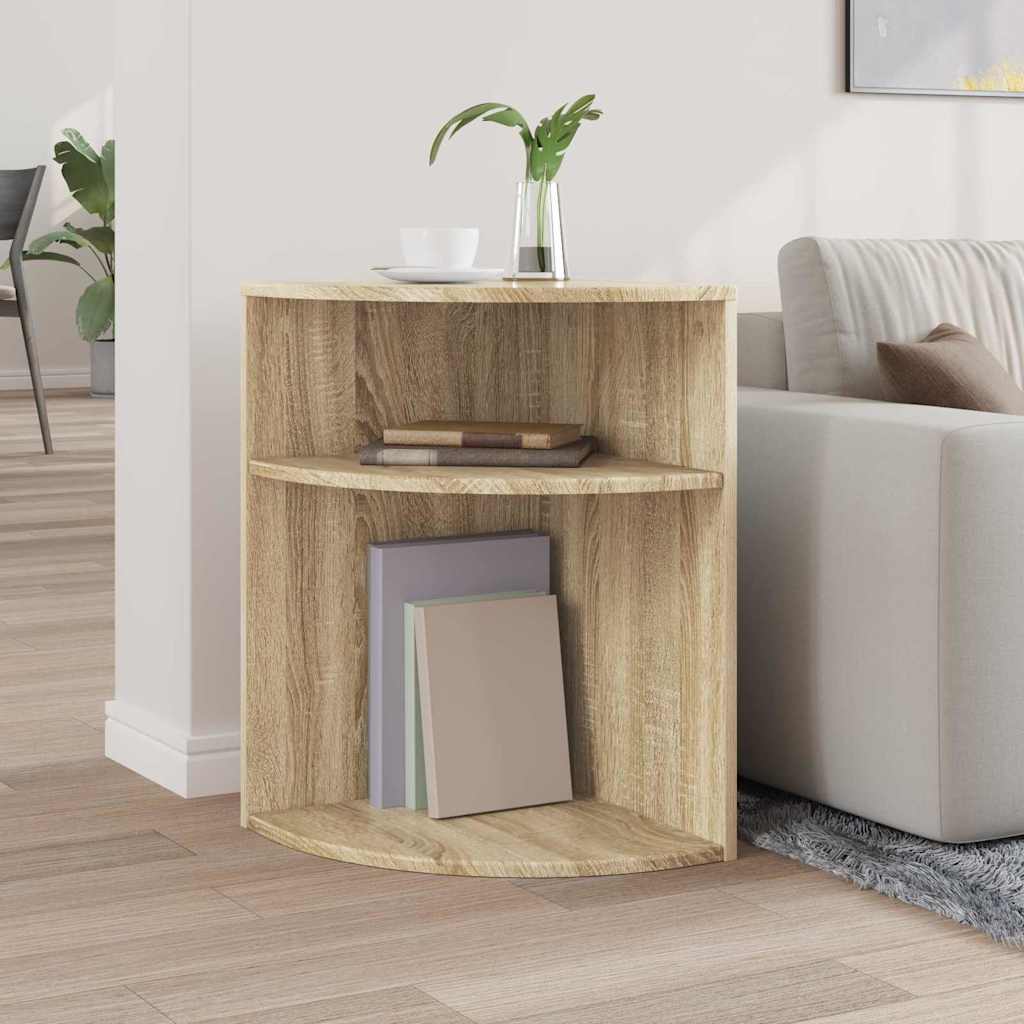 vidaXL Beistelltisch Sonoma-Eiche 39,7 x 39,7 x 60 cm Holzwerkstoff