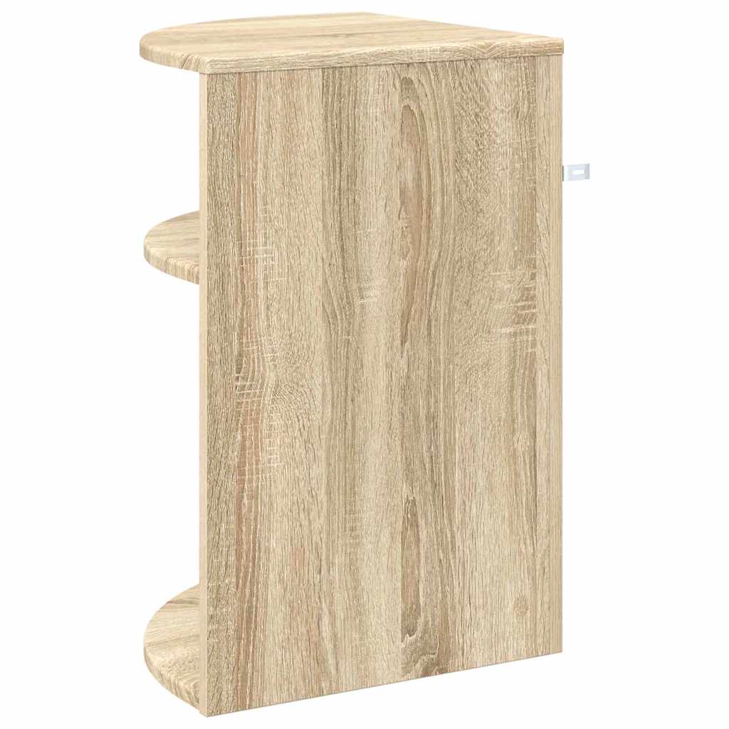 vidaXL Beistelltisch Sonoma-Eiche 39,7 x 39,7 x 60 cm Holzwerkstoff