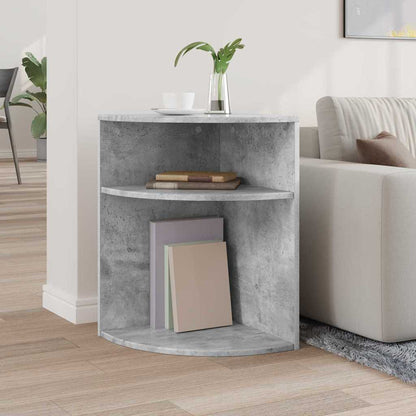 vidaXL Beistelltisch Beton Grau 39,7 x 39,7 x 60 cm Holzwerkstoff