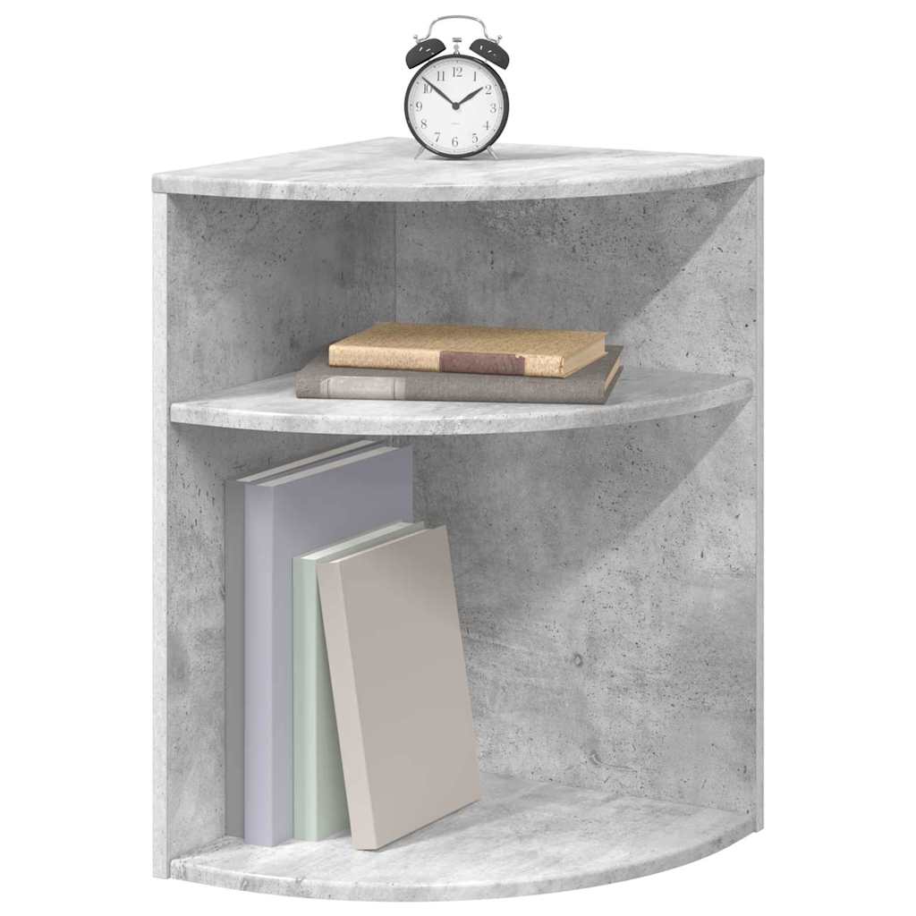 vidaXL Beistelltisch Beton Grau 39,7 x 39,7 x 60 cm Holzwerkstoff