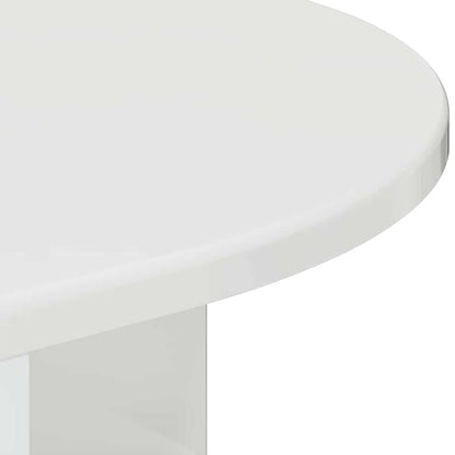 vidaXL Beistelltisch Hochglanz Weiß 39,7 x 39,7 x 60 cm Holzwerkstoff