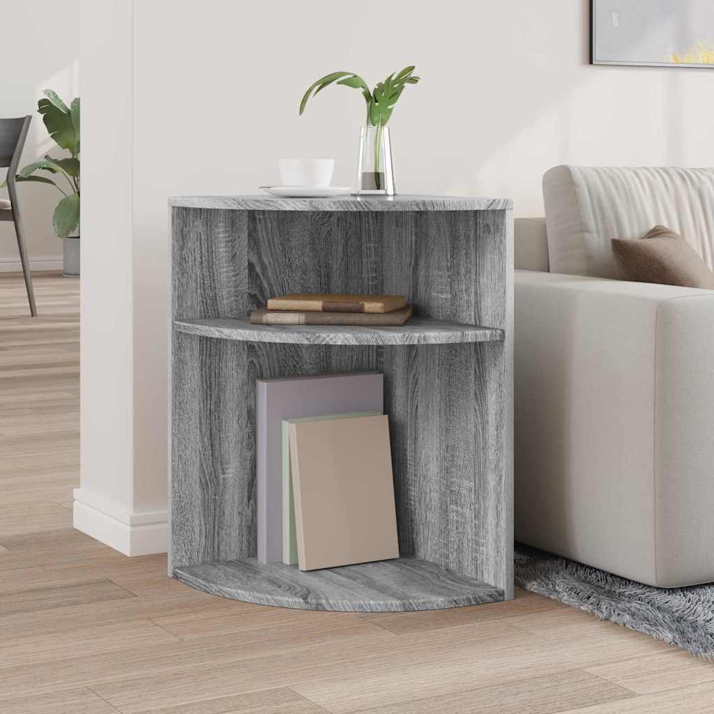 vidaXL Beistelltisch Graues Sonoma 39,7 x 39,7 x 60 cm Holzwerkstoff