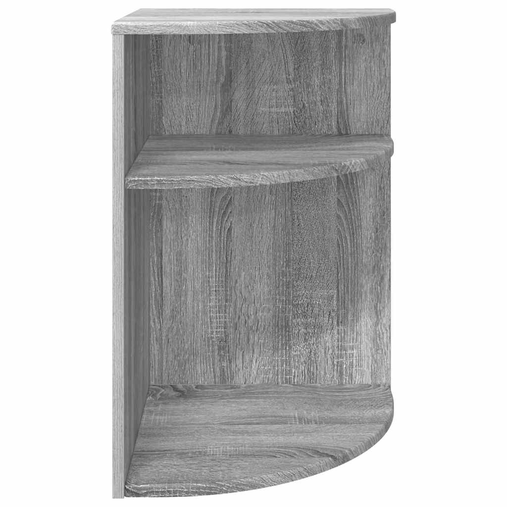 vidaXL Beistelltisch Graues Sonoma 39,7 x 39,7 x 60 cm Holzwerkstoff