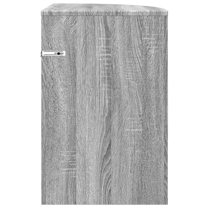 vidaXL Beistelltisch Graues Sonoma 39,7 x 39,7 x 60 cm Holzwerkstoff