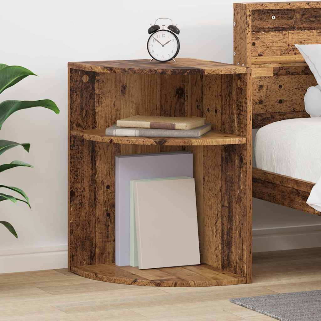 vidaXL Beistelltisch Altholz 39,7 x 39,7 x 60 cm Holzwerkstoff