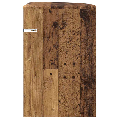 vidaXL Beistelltisch Altholz 39,7 x 39,7 x 60 cm Holzwerkstoff