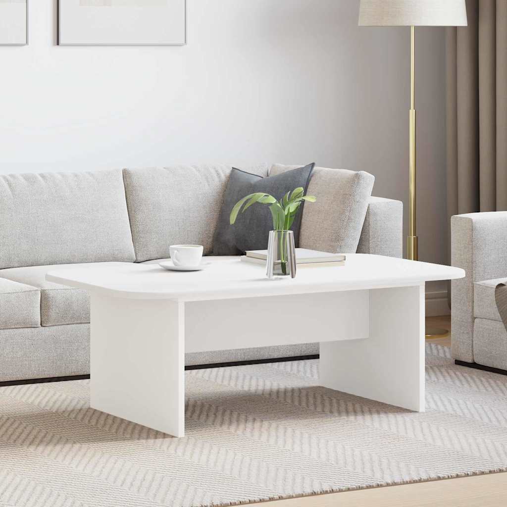 vidaXL Couchtisch Weiß 93 x 53 x 33 cm Holzwerkstoff