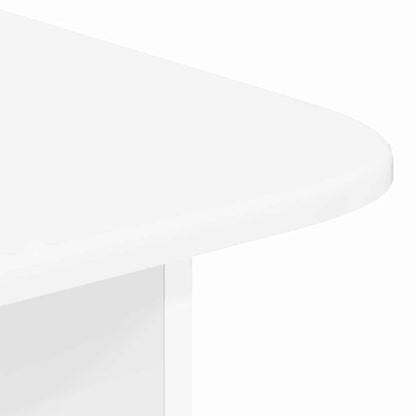 vidaXL Couchtisch Hochglanz Weiß 93 x 53 x 33 cm Holzwerkstoff
