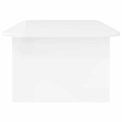 vidaXL Couchtisch Hochglanz Weiß 93 x 53 x 33 cm Holzwerkstoff