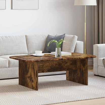 vidaXL Couchtisch Geräucherte Eiche 93 x 53 x 33 cm Holzwerkstoff