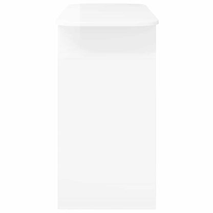 Konsolentisch Hochglanz Weiß 93 x 40 x 75 cm Holzwerkstoff