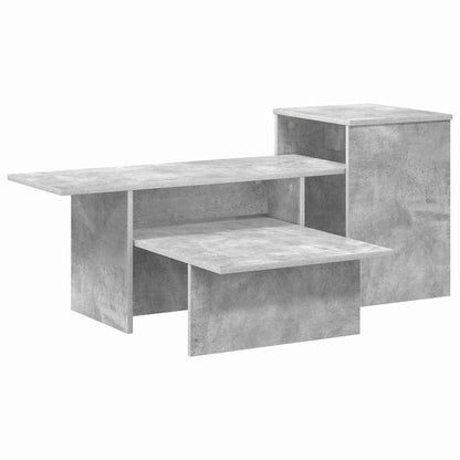 Konsolentisch Beton Grau 91,5 x 35 x 38,5 cm Holzwerkstoff