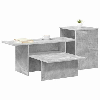Konsolentisch Beton Grau 91,5 x 35 x 38,5 cm Holzwerkstoff
