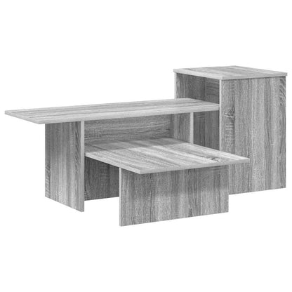 Konsolentisch Graues Sonoma 91,5 x 35 x 38,5 cm Holzwerkstoff