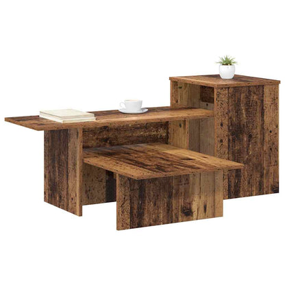 Konsolentisch Altholz 91,5 x 35 x 38,5 cm Holzwerkstoff