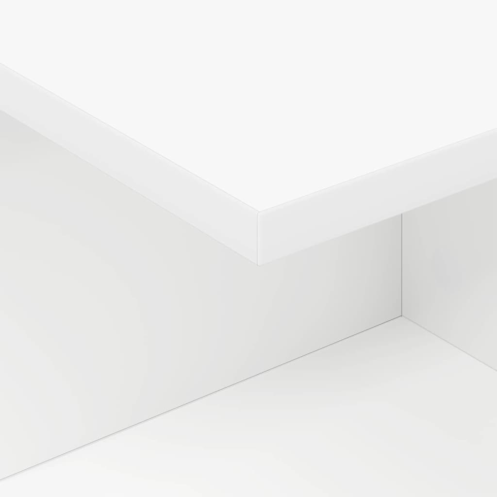 Nachttisch 2 pcs Weiß 40 x 30 x 25 cm Holzwerkstoff