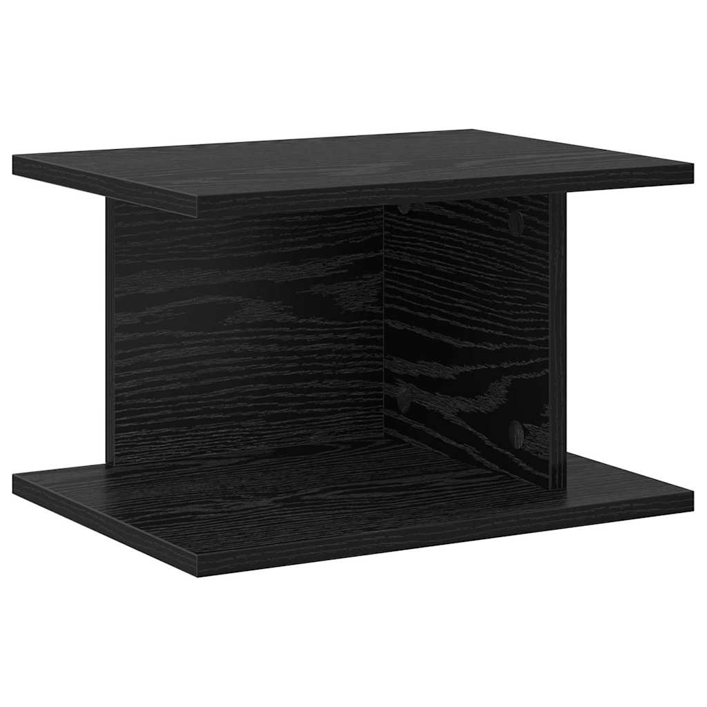 vidaXL Nachttisch 2 pcs Schwarz Eichen-Optik 40 x 30 x 25 cm