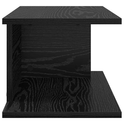 vidaXL Nachttisch 2 pcs Schwarz Eichen-Optik 40 x 30 x 25 cm
