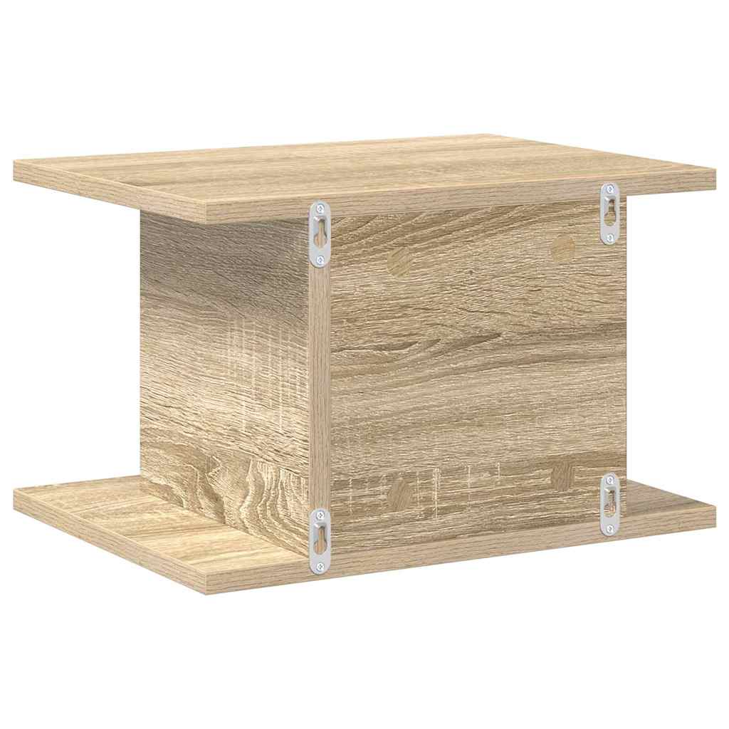 vidaXL Nachttisch 2 pcs Sonoma-Eiche 40 x 30 x 25 cm Holzwerkstoff