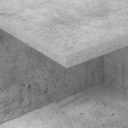vidaXL Nachttisch Beton Grau 40 x 30 x 25 cm Holzwerkstoff